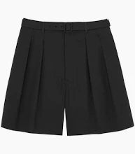 Saint Laurent Leather Shorts