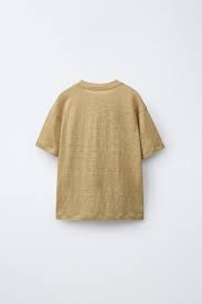 Zara Linen Oversized T-Shirt