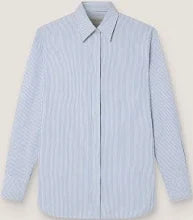 Mango Striped Poplin Shirt