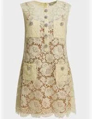 Self-Portrait Lace Mini Dress