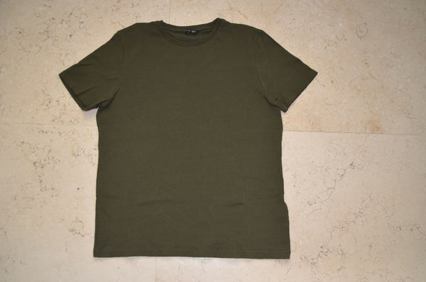 Ionic Mens Olive Green Crewneck T Shirt